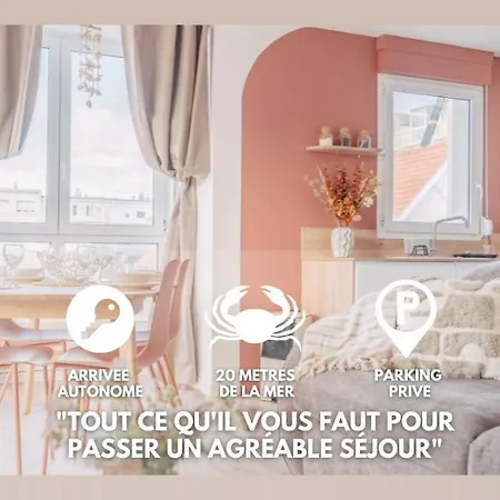 Rose Mer, A 20 Metres De La Avec Parking Prive Et Balcon, Animal Accepte *