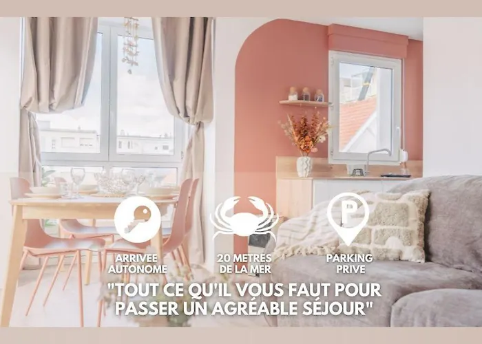 Rose Mer, A 20 Metres De La Avec Parking Prive Et Balcon, Animal Accepte *