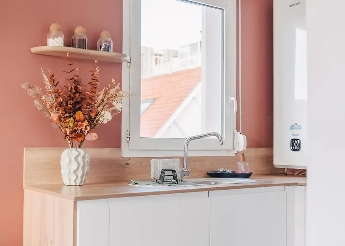 Apartment Rose Mer, A 20 Metres De La Avec Parking Prive Et Balcon, Animal Accepte